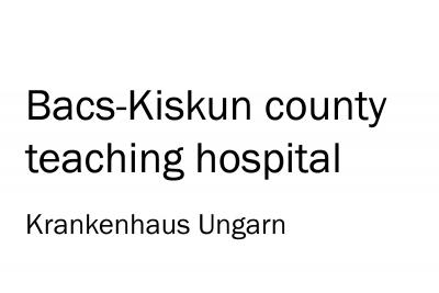 Bacs-Kiskun county teaching hospital